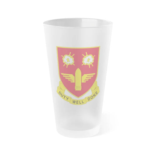 203rd Air Defense Artillery Regiment (U.S. Army) Frosted Pint Glass 16oz-Go Mug Yourself