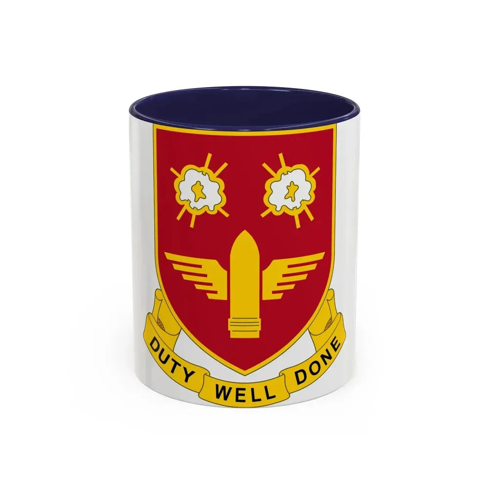 203rd Air Defense Artillery Regiment (U.S. Army) Accent Coffee Mug 11oz Navy - Go Mug Yourself