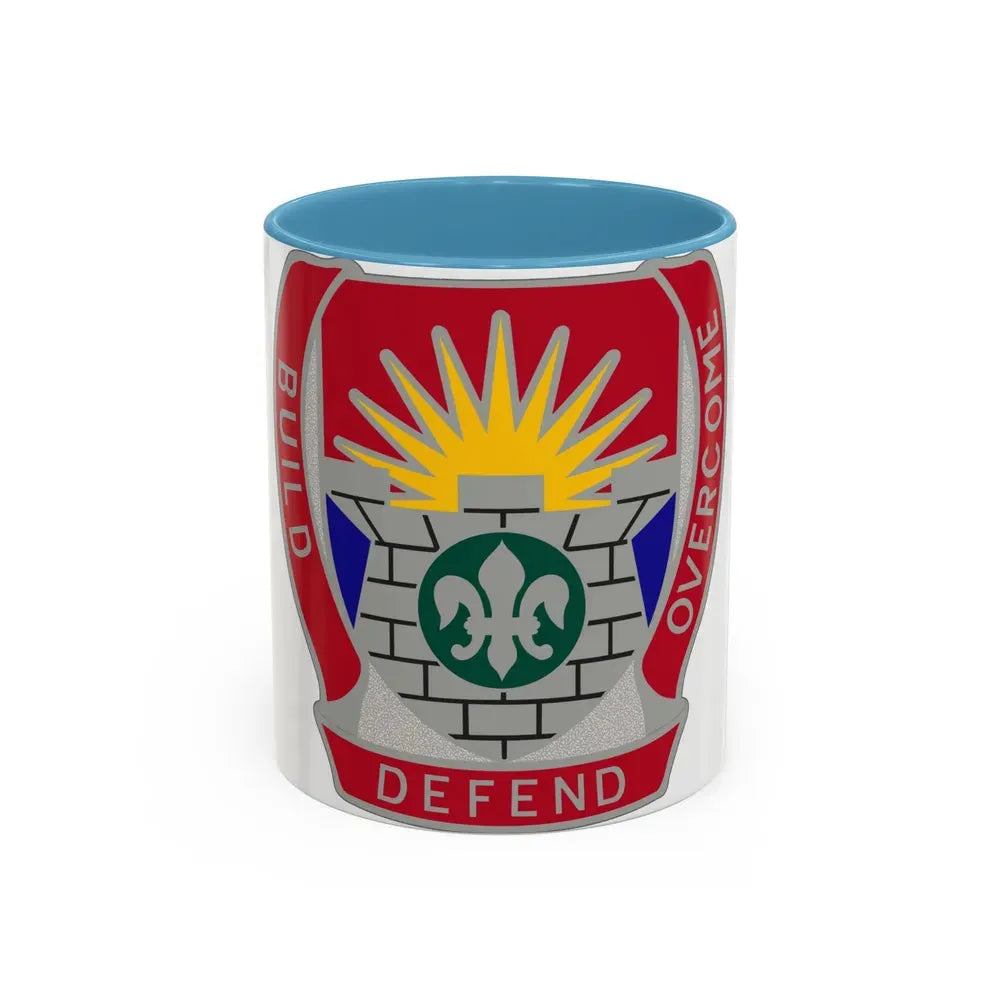 204 Engineer Battalion (U.S. Army) Accent Coffee Mug 11oz Light Blue - Go Mug Yourself