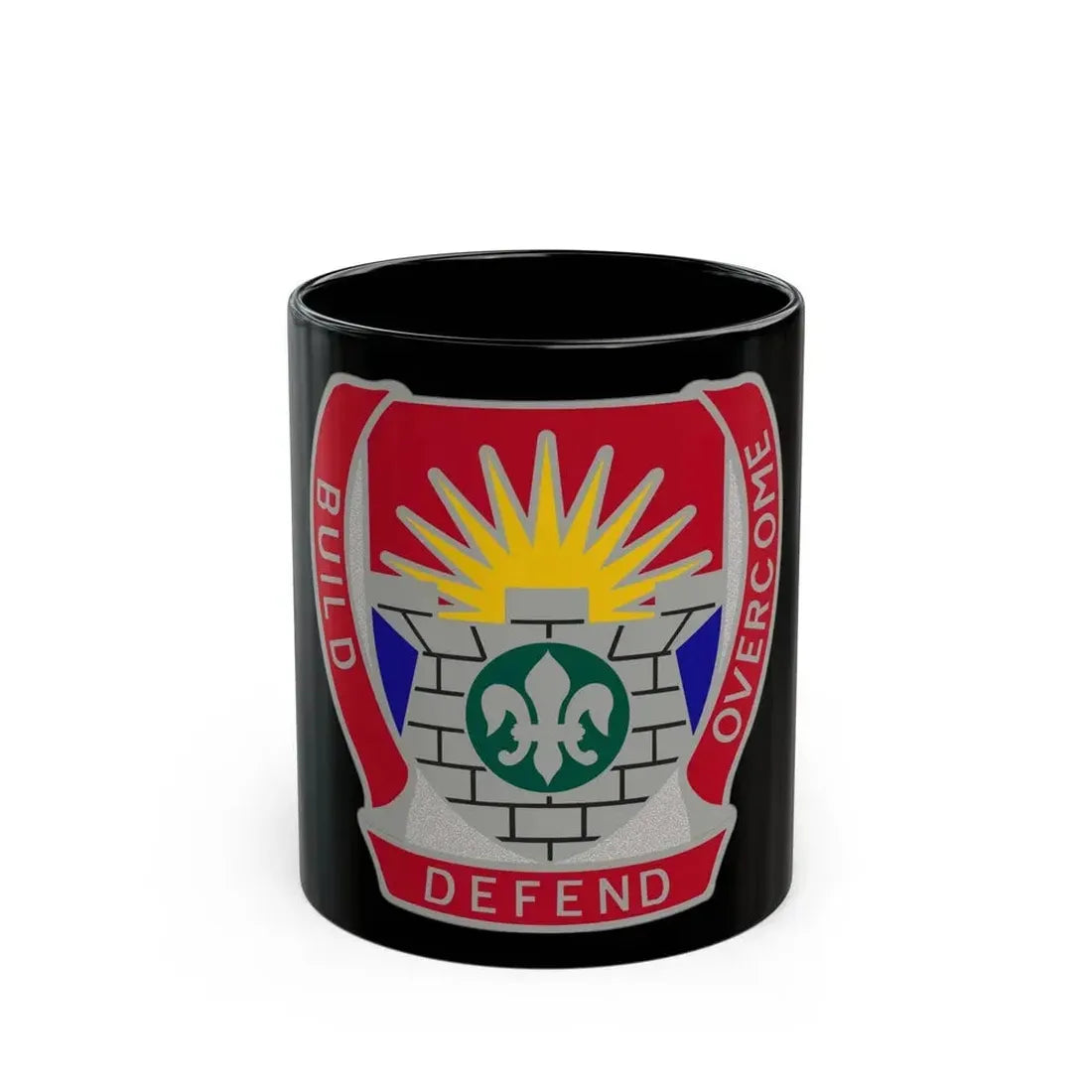 204 Engineer Battalion (U.S. Army) Black Coffee Mug 11oz - Go Mug Yourself