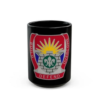 204 Engineer Battalion (U.S. Army) Black Coffee Mug 15oz - Go Mug Yourself