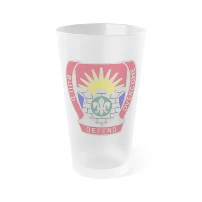 204 Engineer Battalion (U.S. Army) Frosted Pint Glass 16oz Default Title - Go Mug Yourself