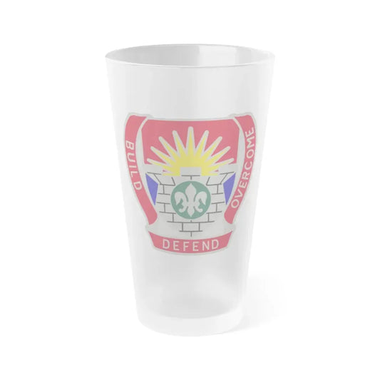 204 Engineer Battalion (U.S. Army) Frosted Pint Glass 16oz Default Title - Go Mug Yourself