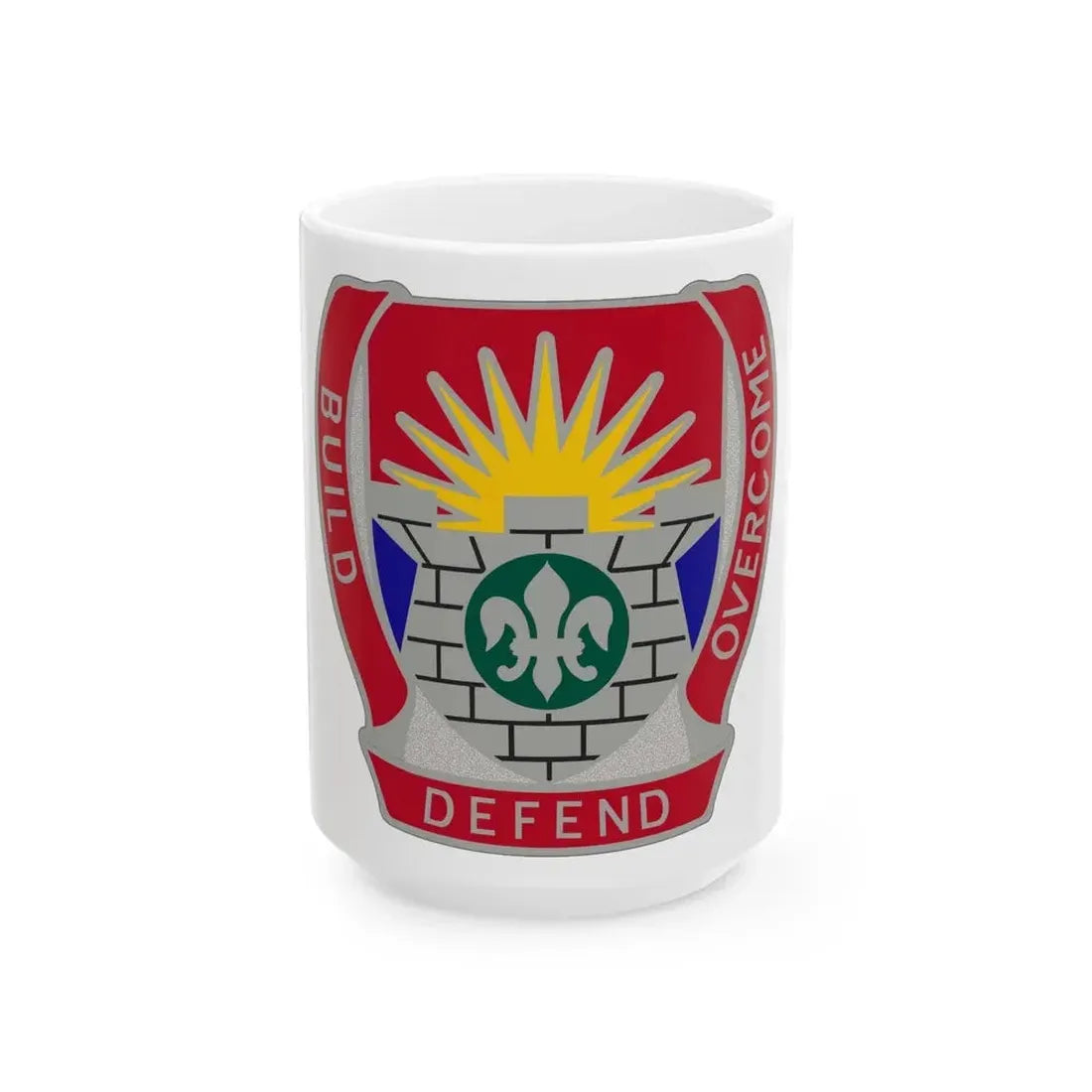 204 Engineer Battalion (U.S. Army) White Coffee Mug 15oz - Go Mug Yourself