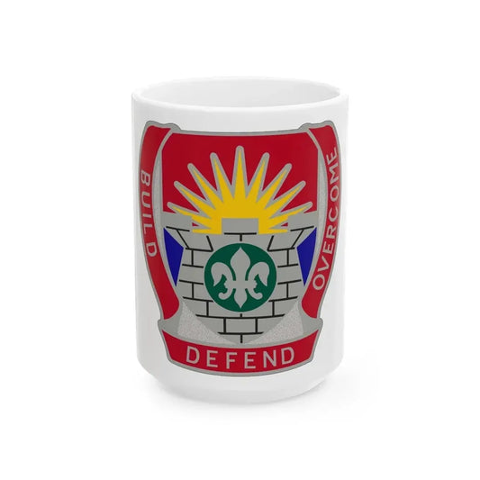 204 Engineer Battalion (U.S. Army) White Coffee Mug 15oz - Go Mug Yourself