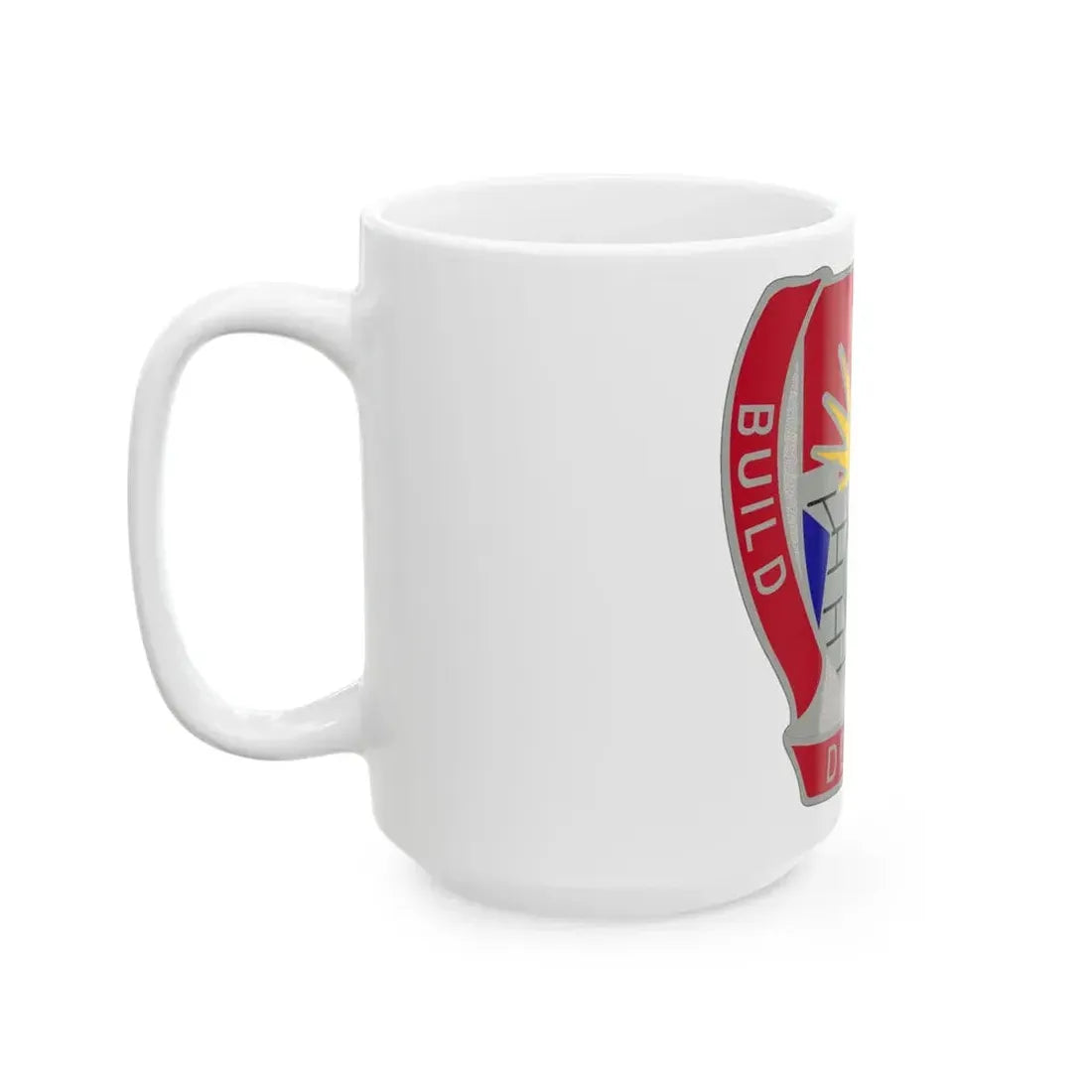 204 Engineer Battalion (U.S. Army) White Coffee Mug - Go Mug Yourself