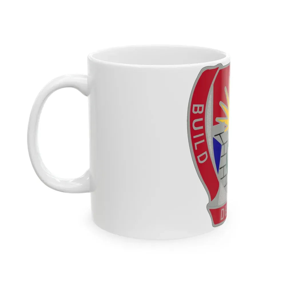 204 Engineer Battalion (U.S. Army) White Coffee Mug - Go Mug Yourself