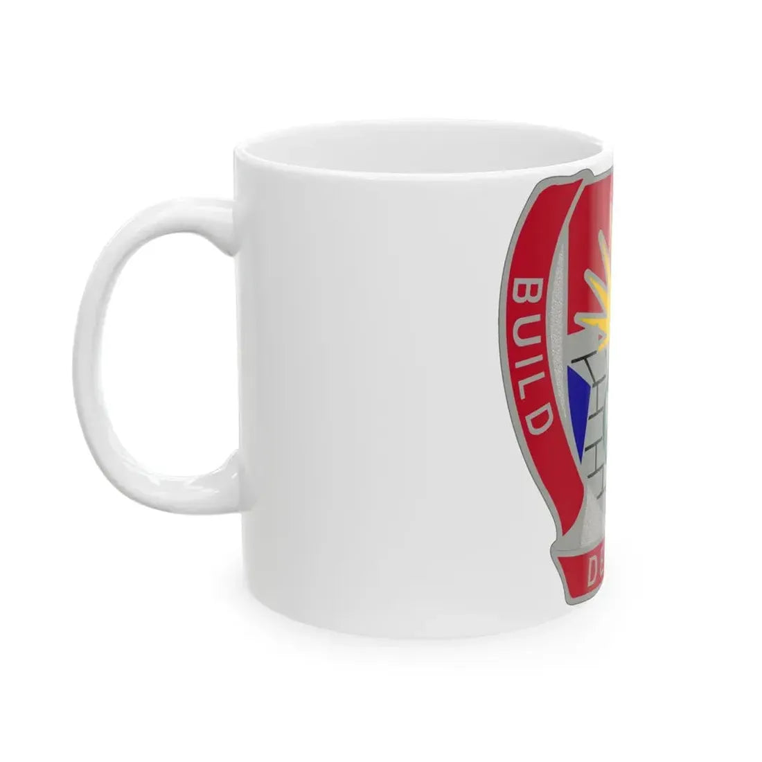 204 Engineer Battalion (U.S. Army) White Coffee Mug - Go Mug Yourself