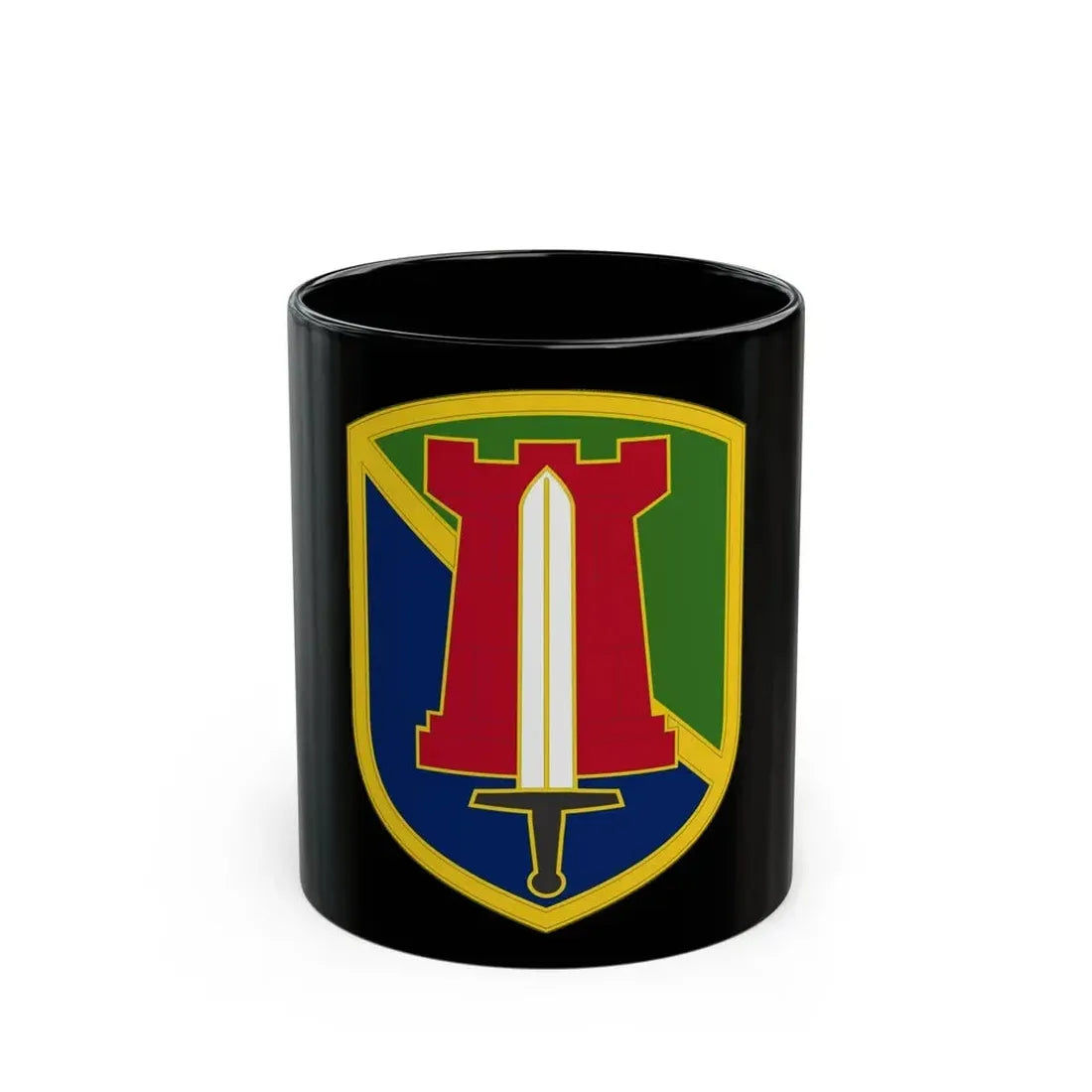 204 Maneuver Enhancement Brigade (U.S. Army) Black Coffee Mug 11oz - Go Mug Yourself
