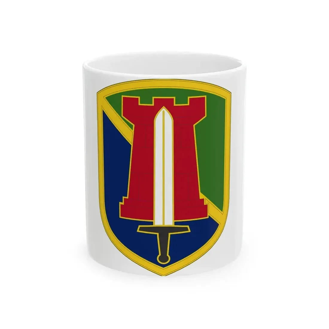 204 Maneuver Enhancement Brigade (U.S. Army) White Coffee Mug 11oz - Go Mug Yourself