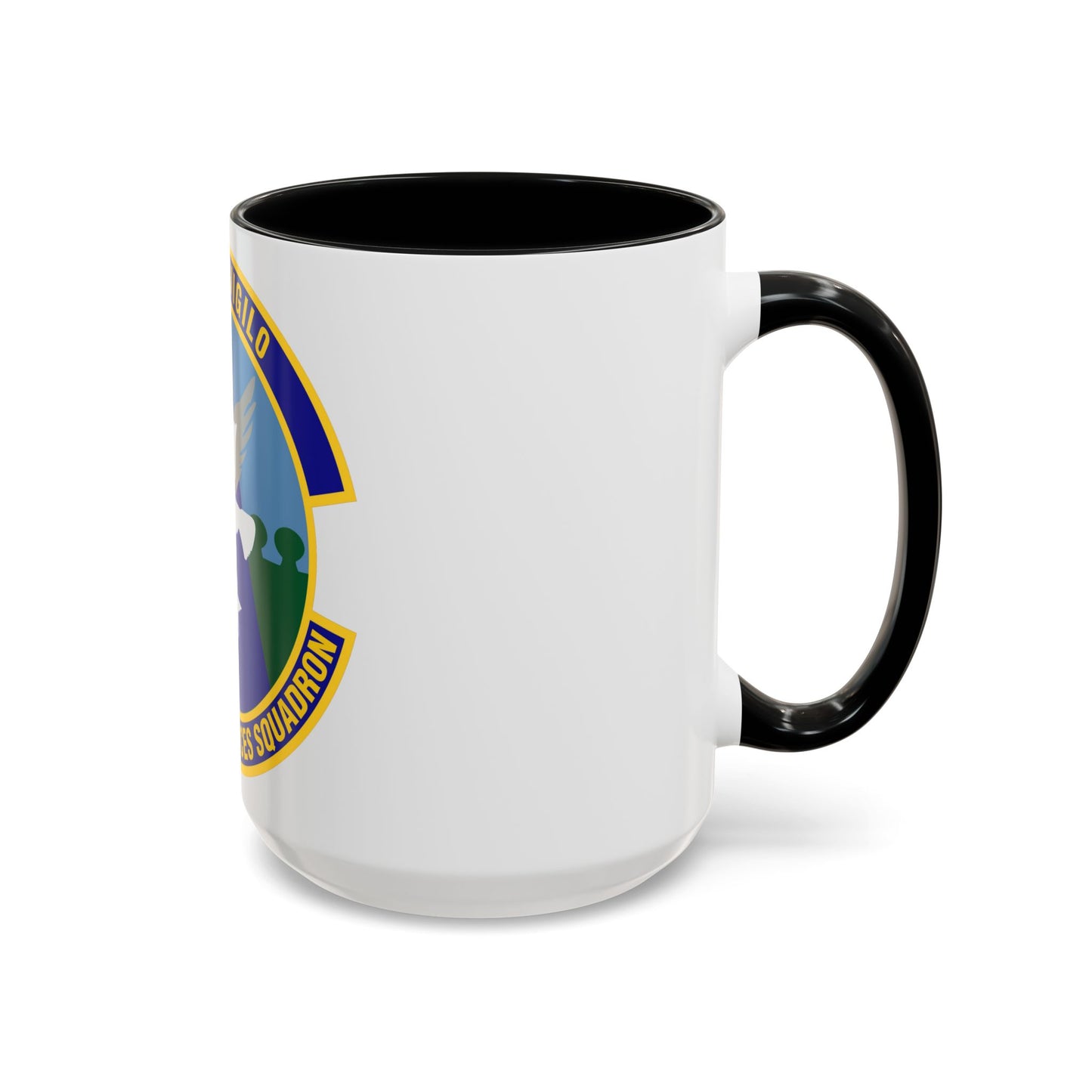 87 Security Forces Squadron AMC (U.S. Air Force) Accent Coffee Mug