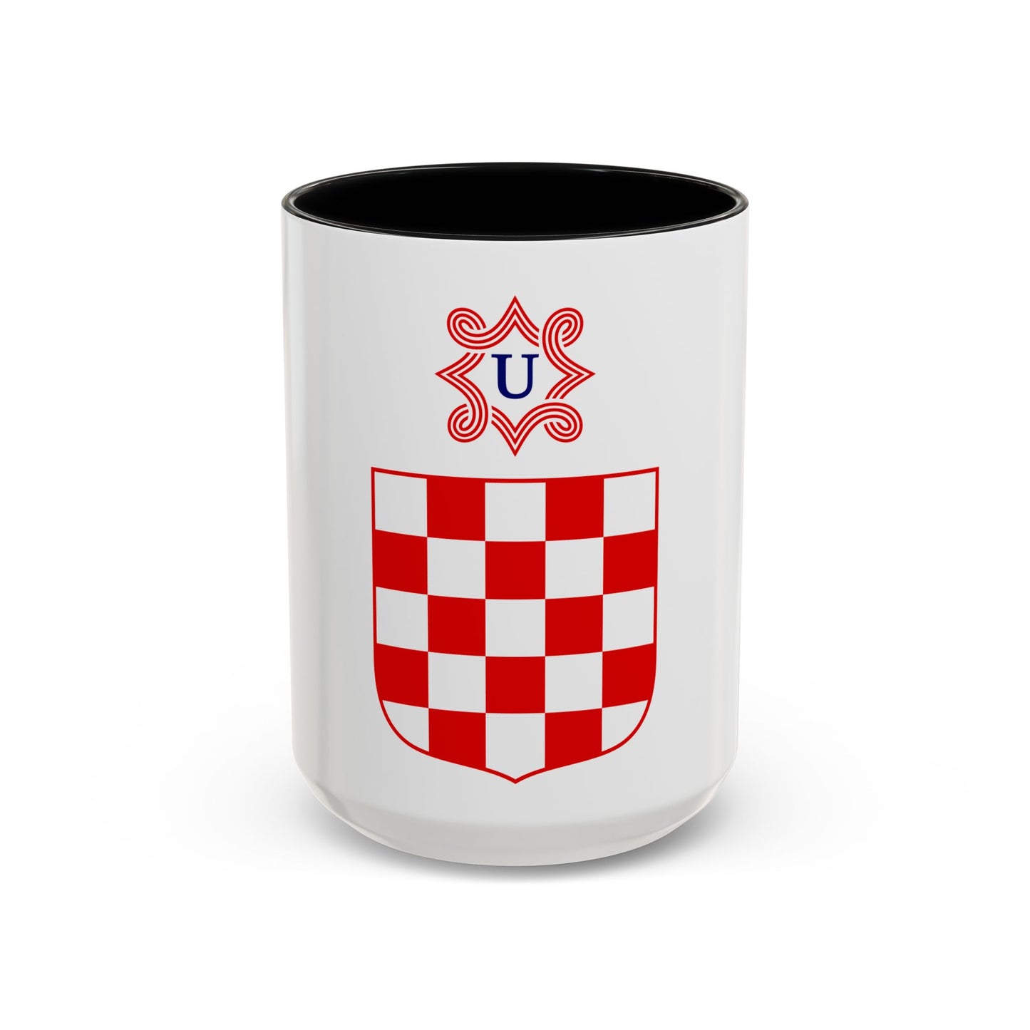 Coat of arms of the Independent State of Croatia - Accent Coffee Mug