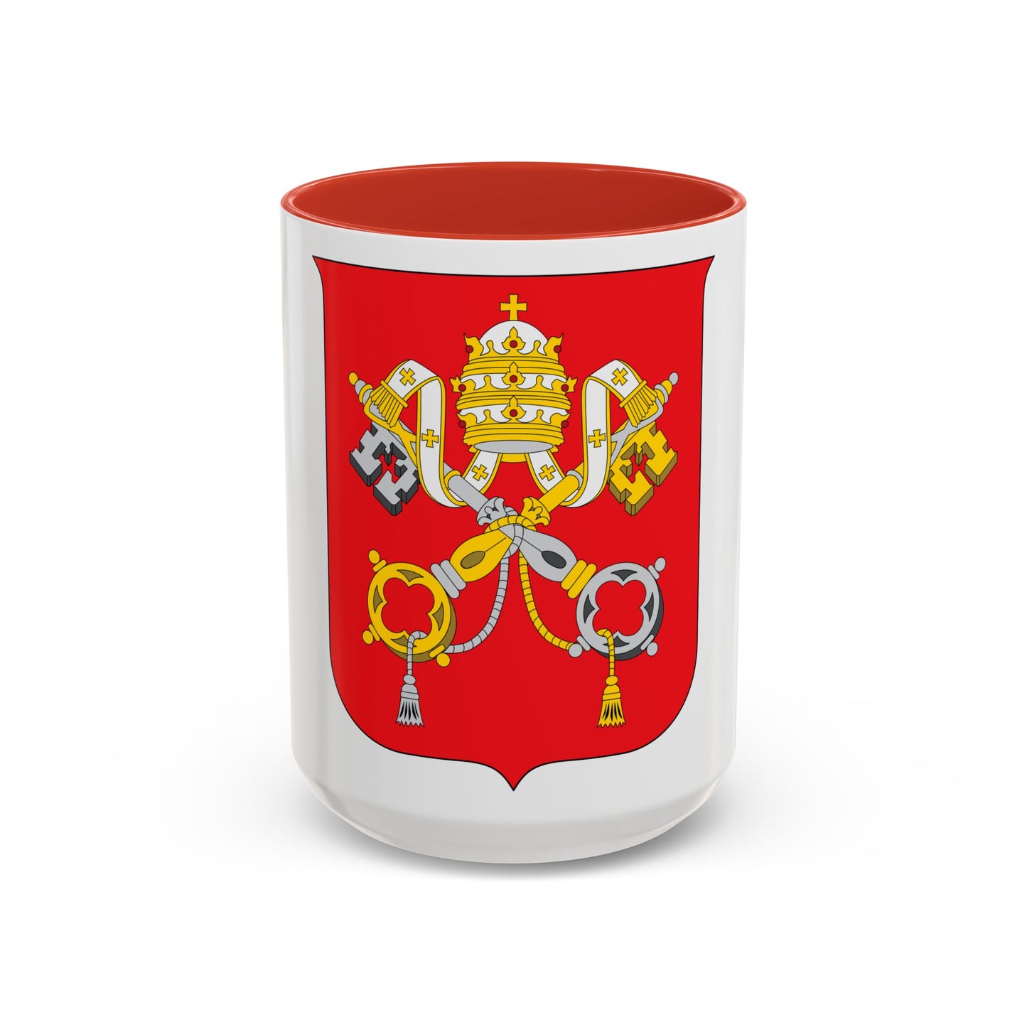 Coat of arms of Vatican City State - Accent Coffee Mug