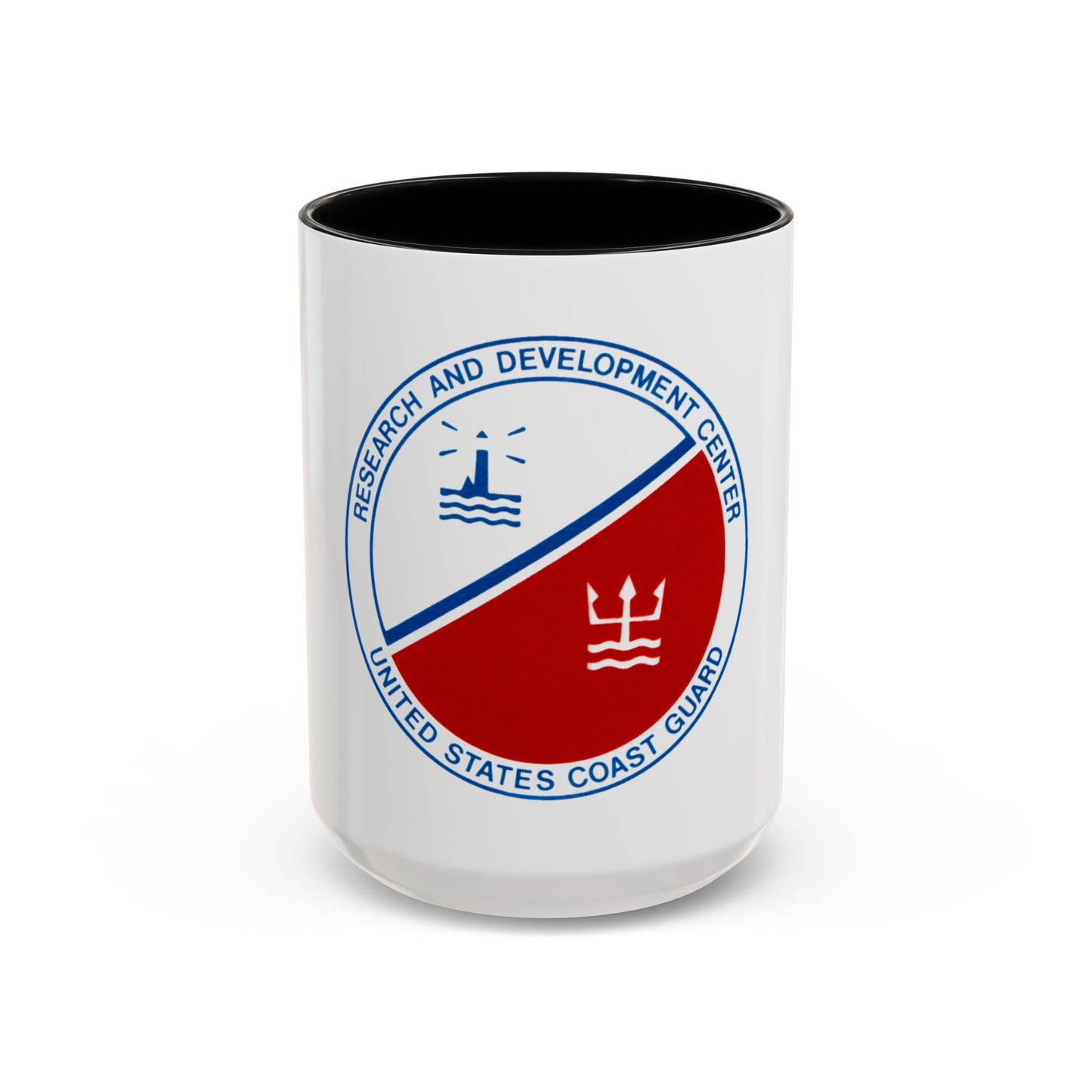 USCG Research And Development Center (U.S. Coast Guard) Accent Coffee Mug