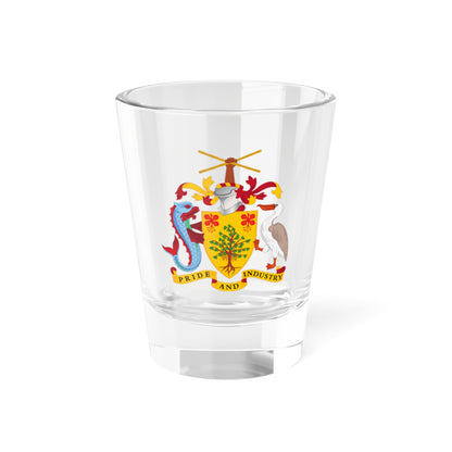 Coat of arms of Barbados - Shot Glass 1.5oz