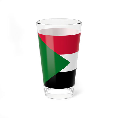Flag of Sudan (Sudan) Pint Glass 16oz