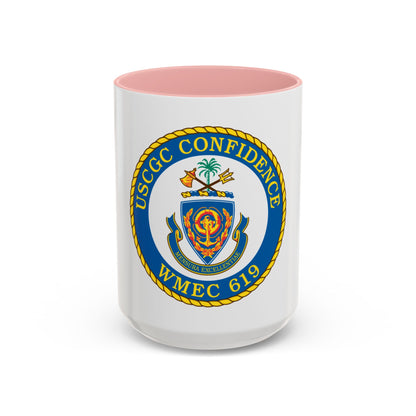 USCGC Confidence WMEC 619 (U.S. Coast Guard) Accent Coffee Mug