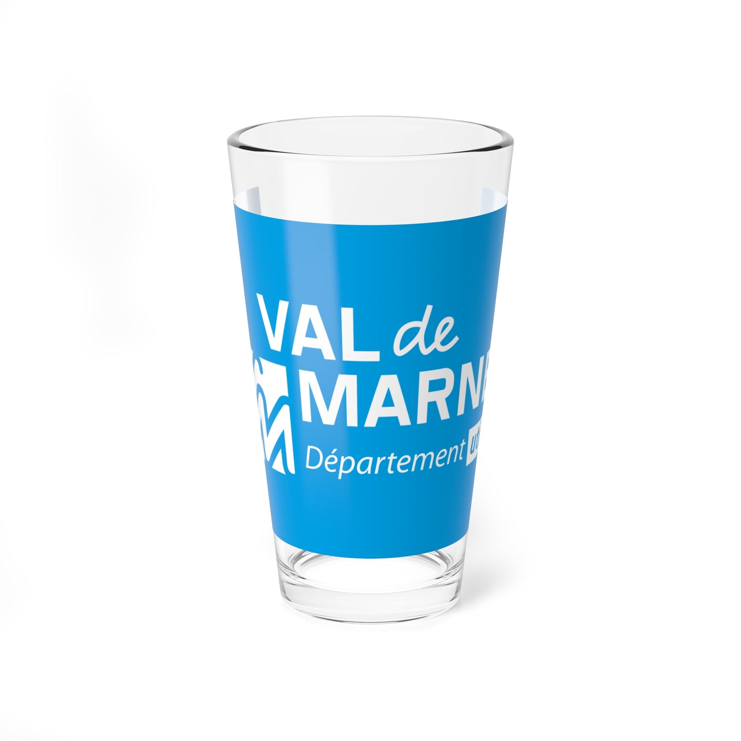 Flag of the Department of Val-de-Marne (France) Pint Glass 16oz