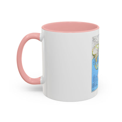Asia-Pacific (1989) (Map) Accent Coffee Mug