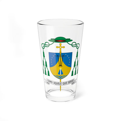 Escudo de Geraldo de Paula Souza (Spain) (Coat of Arms) Pint Glass 16oz