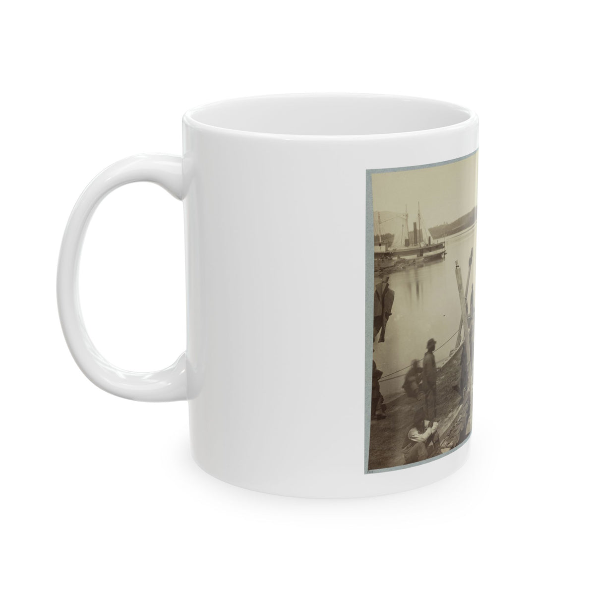 Belle Plain Landing , Va. (1) (U.S. Civil War) White Coffee Mug