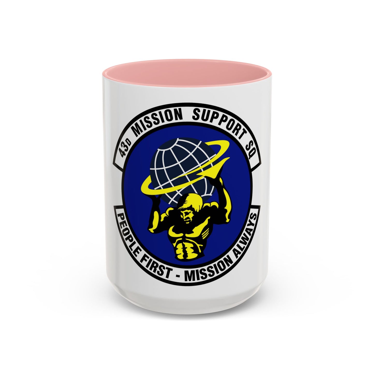 43d Mission Support Squadron (U.S. Air Force) Accent Coffee Mug