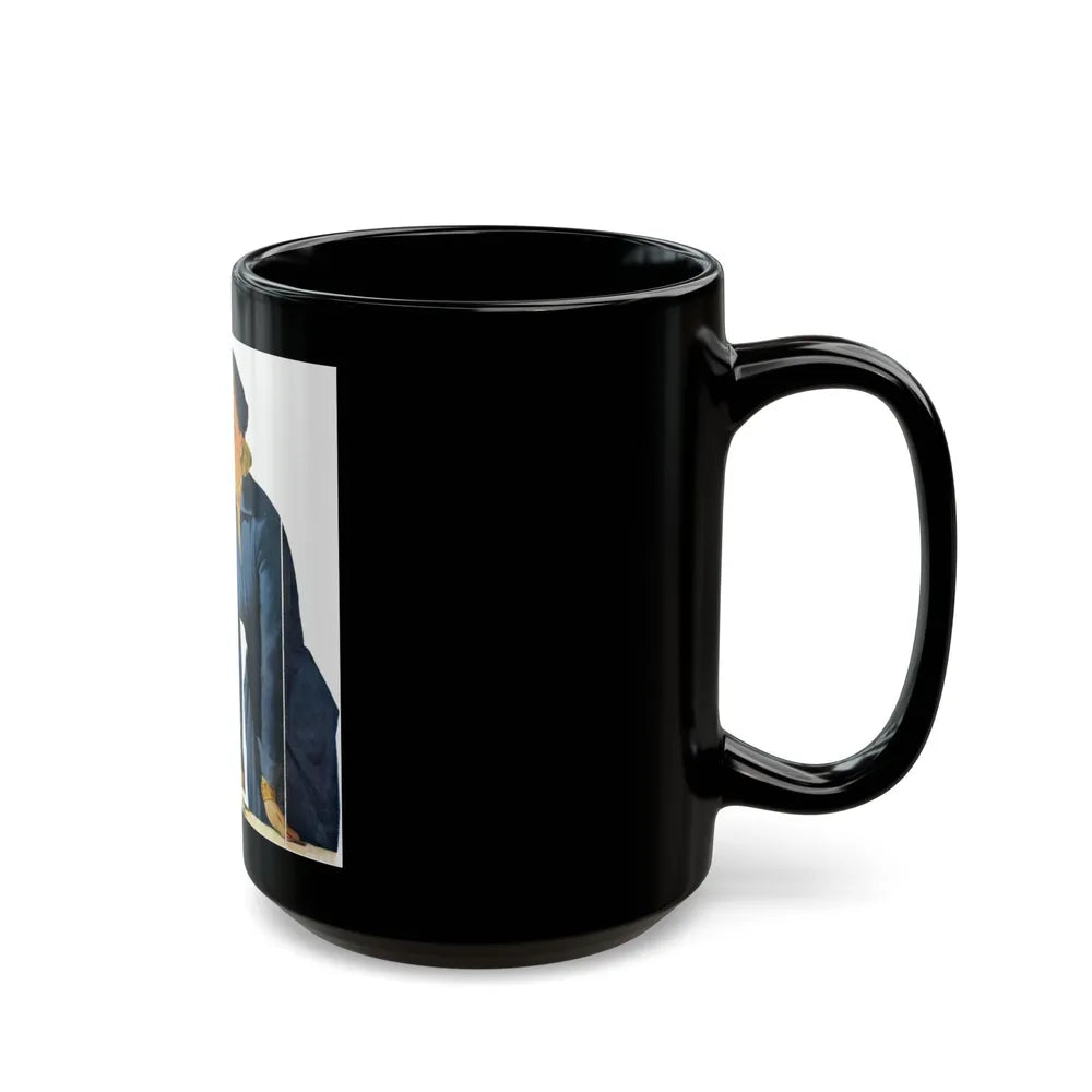 Doctor, I'd Like to Know, McCall's, January 1952 - Black Coffee Mug-Go Mug Yourself