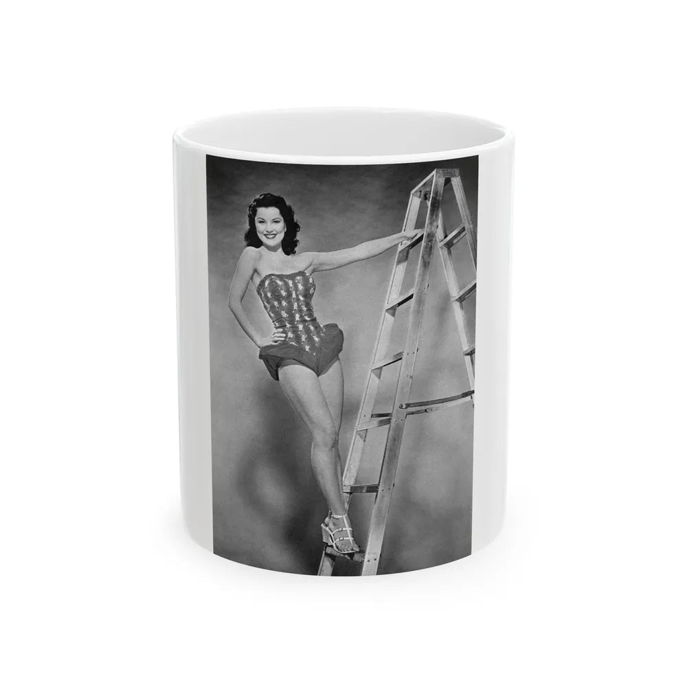 Debra Paget #259 3 (Vintage Female Icon) White Coffee Mug-11oz-Go Mug Yourself