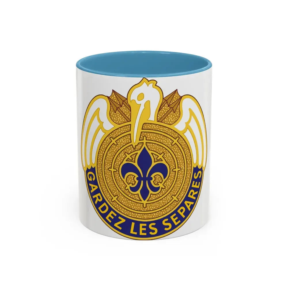 204th Aviation Group (U.S. Army) Accent Coffee Mug 11oz Light Blue - Go Mug Yourself
