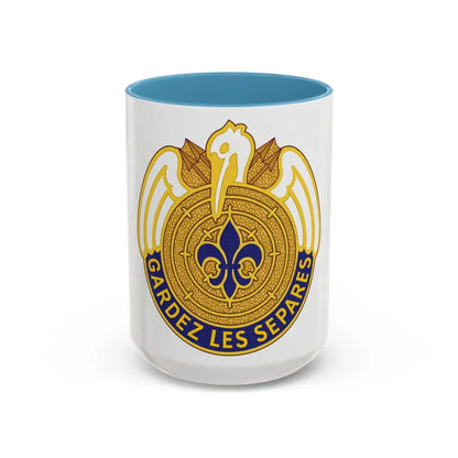 204th Aviation Group (U.S. Army) Accent Coffee Mug 15oz Light Blue - Go Mug Yourself