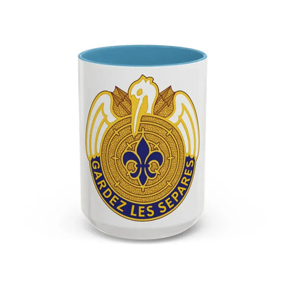 204th Aviation Group (U.S. Army) Accent Coffee Mug 15oz Light Blue - Go Mug Yourself