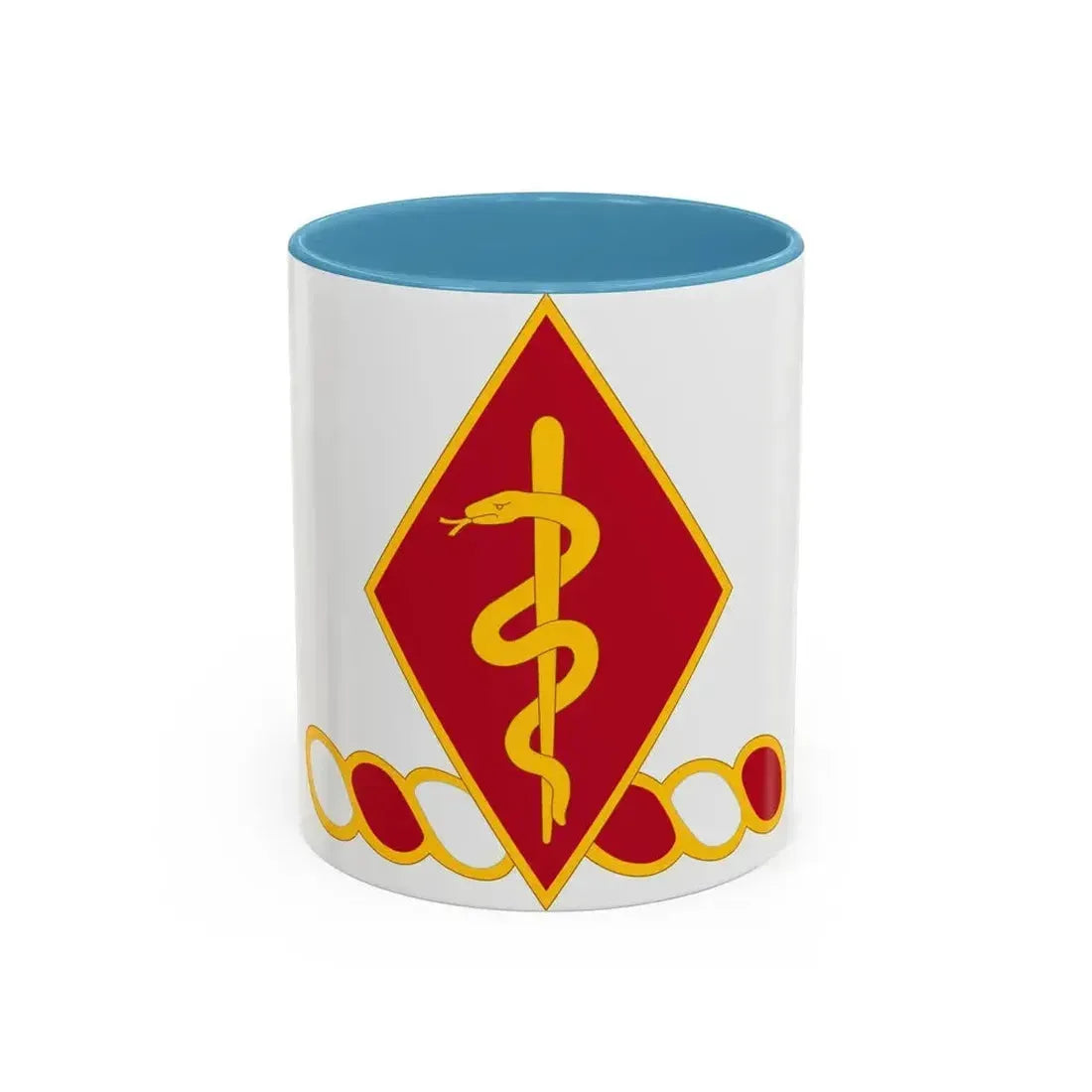 204th Brigade Support Battalion (U.S. Army) Accent Coffee Mug 11oz Light Blue - Go Mug Yourself
