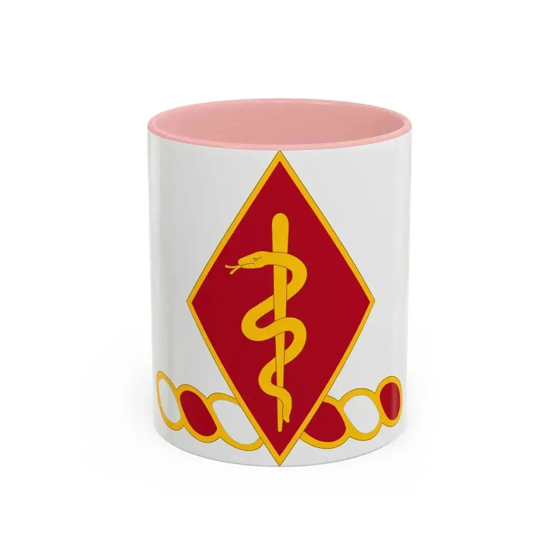 204th Brigade Support Battalion (U.S. Army) Accent Coffee Mug 11oz Pink - Go Mug Yourself