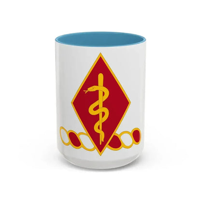 204th Brigade Support Battalion (U.S. Army) Accent Coffee Mug 15oz Light Blue - Go Mug Yourself
