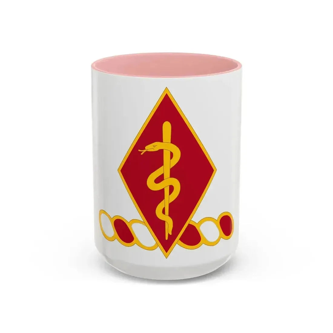 204th Brigade Support Battalion (U.S. Army) Accent Coffee Mug 15oz Pink - Go Mug Yourself