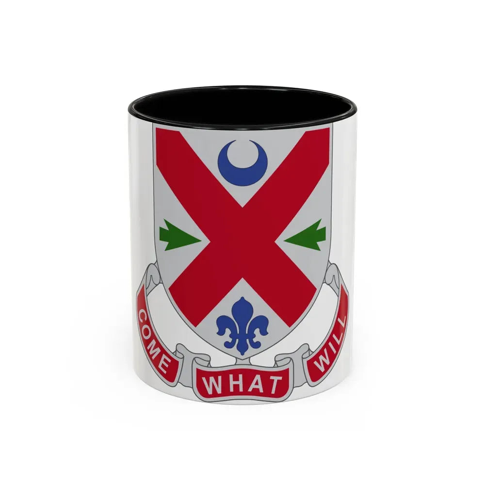 205 Engineer Battalion (U.S. Army) Accent Coffee Mug 11oz Black - Go Mug Yourself