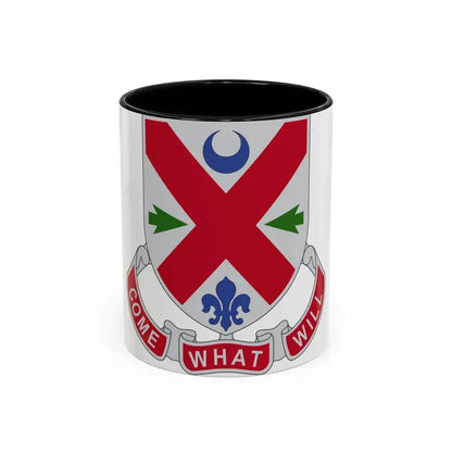 205 Engineer Battalion (U.S. Army) Accent Coffee Mug 11oz Black - Go Mug Yourself