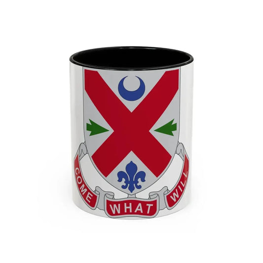 205 Engineer Battalion (U.S. Army) Accent Coffee Mug 11oz Black - Go Mug Yourself