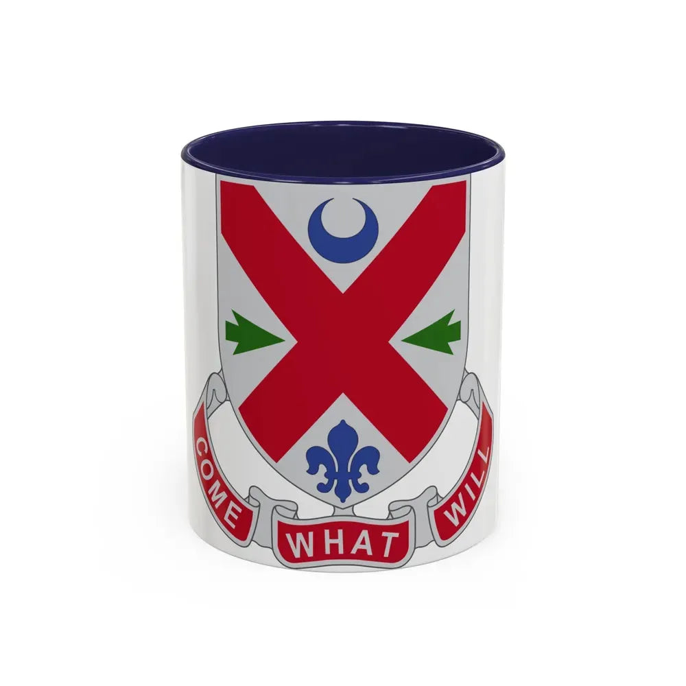205 Engineer Battalion (U.S. Army) Accent Coffee Mug 11oz Navy - Go Mug Yourself