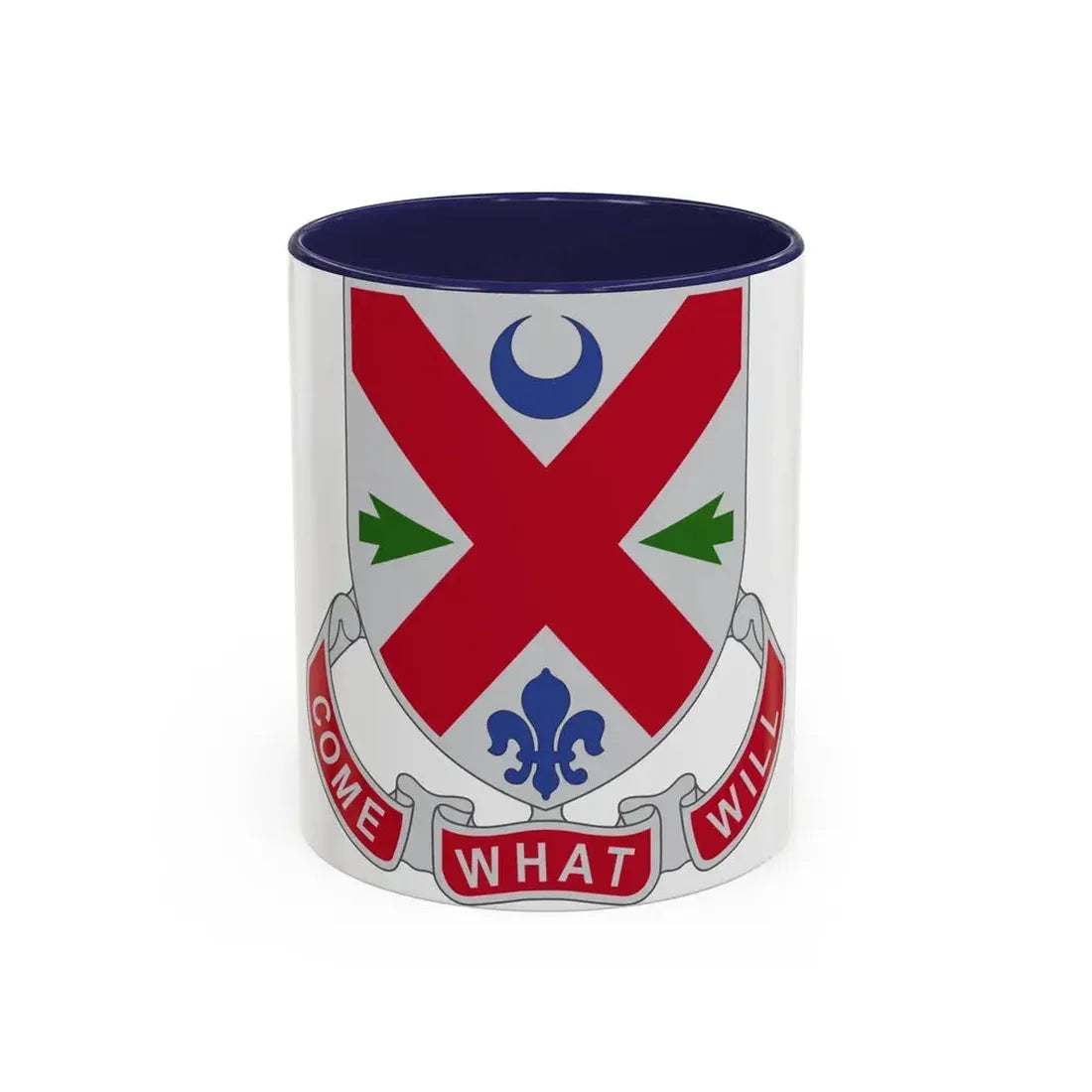 205 Engineer Battalion (U.S. Army) Accent Coffee Mug 11oz Navy - Go Mug Yourself