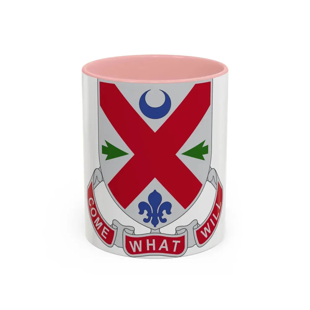 205 Engineer Battalion (U.S. Army) Accent Coffee Mug 11oz Pink - Go Mug Yourself