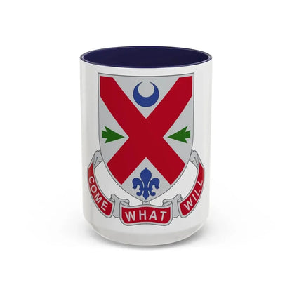 205 Engineer Battalion (U.S. Army) Accent Coffee Mug 15oz Navy - Go Mug Yourself
