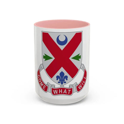 205 Engineer Battalion (U.S. Army) Accent Coffee Mug 15oz Pink - Go Mug Yourself