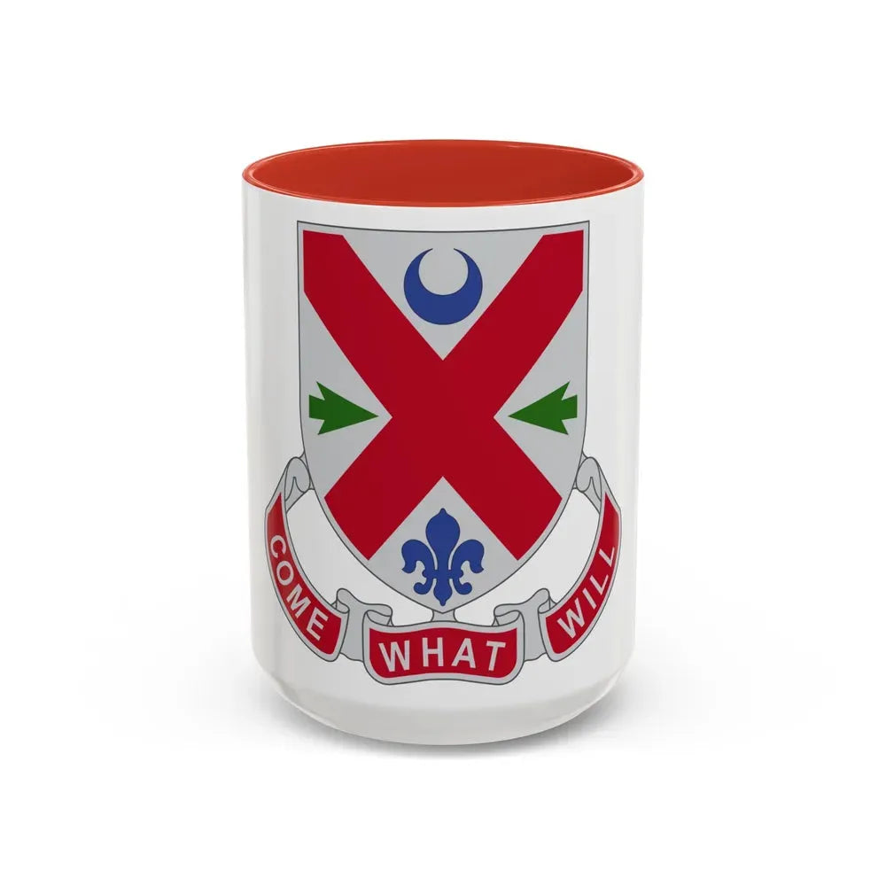 205 Engineer Battalion (U.S. Army) Accent Coffee Mug 15oz Red - Go Mug Yourself