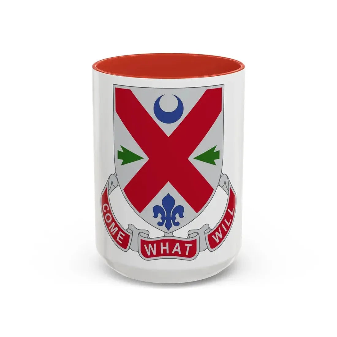 205 Engineer Battalion (U.S. Army) Accent Coffee Mug 15oz Red - Go Mug Yourself