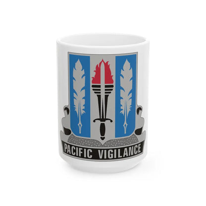 205 Military Intelligence Battalion (U.S. Army) White Coffee Mug-15oz-Go Mug Yourself