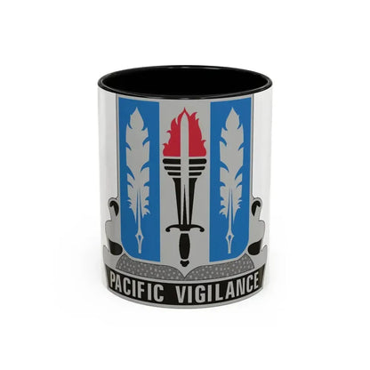 205 Military Intelligence Battalion (U.S. Army) Accent Coffee Mug 11oz Black - Go Mug Yourself
