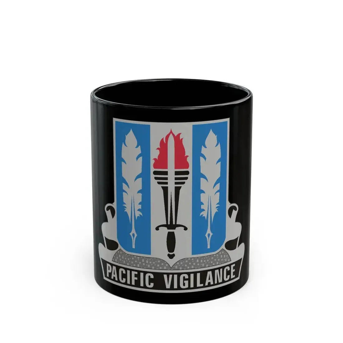 205 Military Intelligence Battalion (U.S. Army) Black Coffee Mug 11oz - Go Mug Yourself