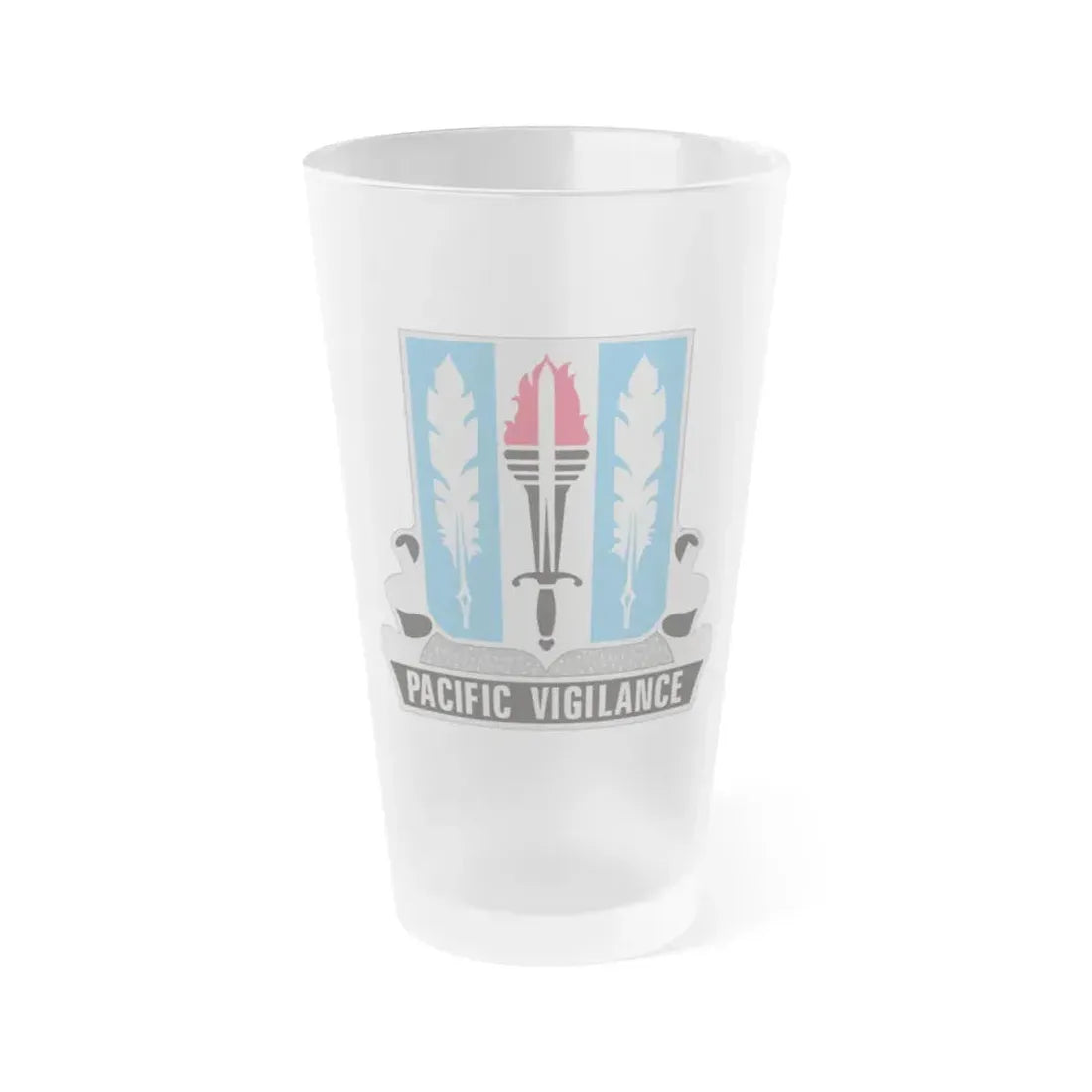 205 Military Intelligence Battalion (U.S. Army) Frosted Pint Glass 16oz Default Title - Go Mug Yourself