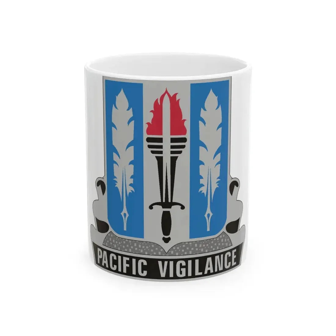 205 Military Intelligence Battalion (U.S. Army) White Coffee Mug 11oz - Go Mug Yourself